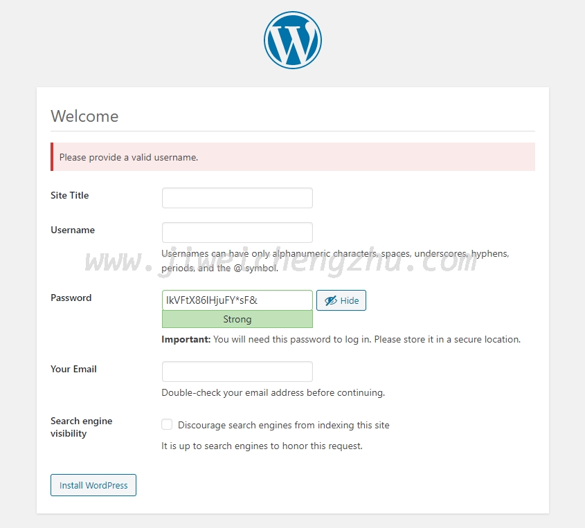 WordPress配合PhpStudy搭建网站图文教程（从下载到安装）